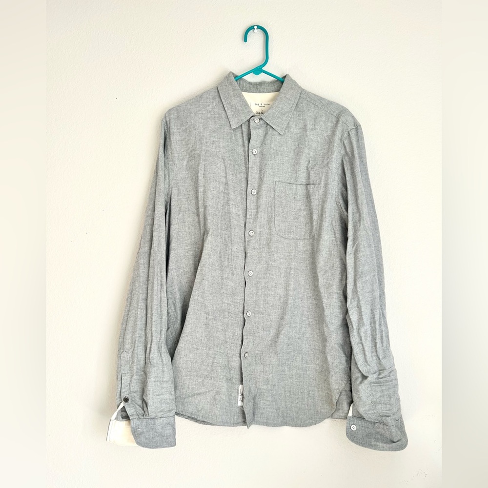 Rag & Bone Grey Men’s Button Up